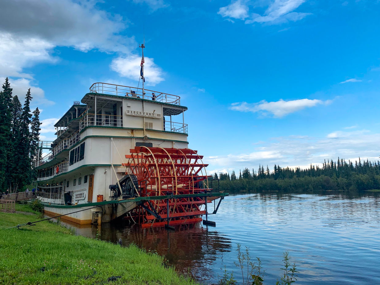 Nenana river confluence Alaska